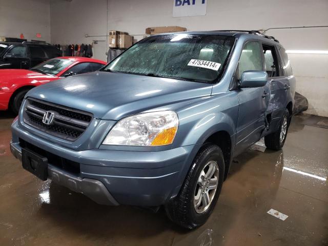 HONDA PILOT EXL 2005 with VIN 5FNYF18575B047641 - Photo from auction