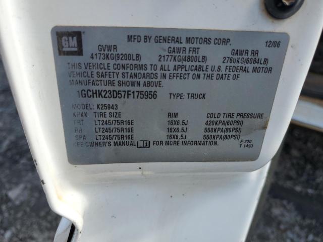Photo 12 from auction – 2007 CHEVROLET silverado with VIN 1GCHK23D57F175956