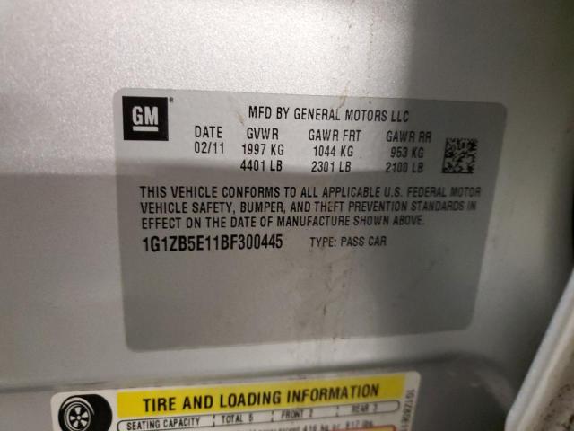 Photo 12 from auction – 2011 CHEVROLET MALIBU LS with VIN 1G1ZB5E11BF300445