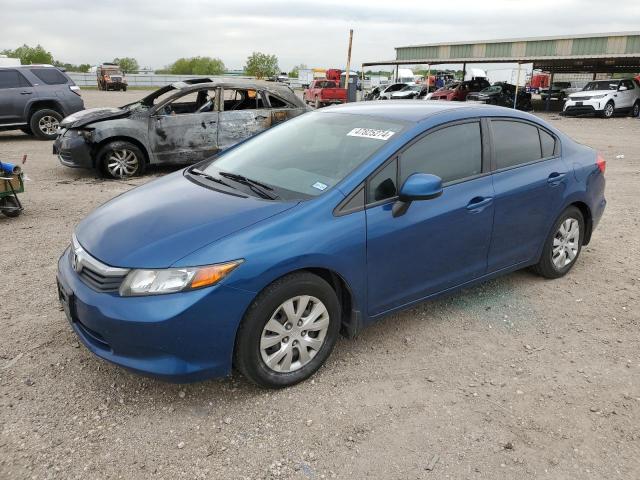 HONDA CIVIC LX 2012 with VIN 19XFB2F59CE058218 - Photo from auction
