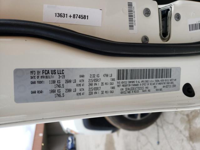Фото 12 с аукциона – 2019 JEEP COMPASS TR с VIN 3C4NJDDB1KT722315