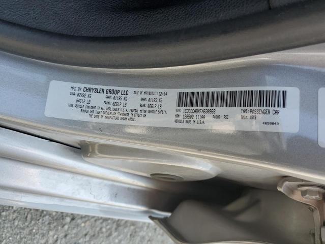 Photo 12 from auction – 2015 CHRYSLER 200 LIMITE with VIN 1C3CCCABXFN630968