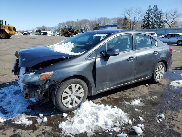 HONDA CIVIC LX 2012 with VIN 19XFB2F53CE038546 - Photo from auction