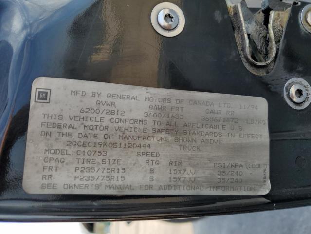 Photo 13 from auction – 1995 CHEVROLET GMT-400 C1 with VIN 2GCEC19K0S1120444