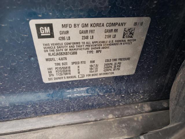 Photo 13 from auction – 2019 BUICK ENCORE PRE with VIN KL4CJASB2KB743808