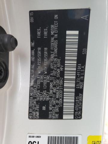 Photo 13 from auction – 2015 TOYOTA SIENNA XLE with VIN 5TDDK3DC6FS119842