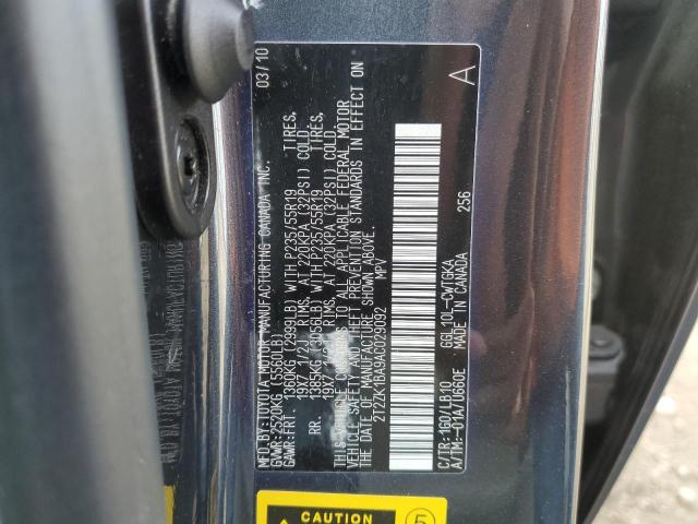 Photo 13 from auction – 2010 LEXUS RX 350 with VIN 2T2ZK1BA9AC029092