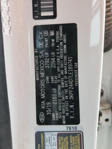 Photo 13 from auction – 2020 KIA FORTE FE with VIN 3KPF24AD7LE189741