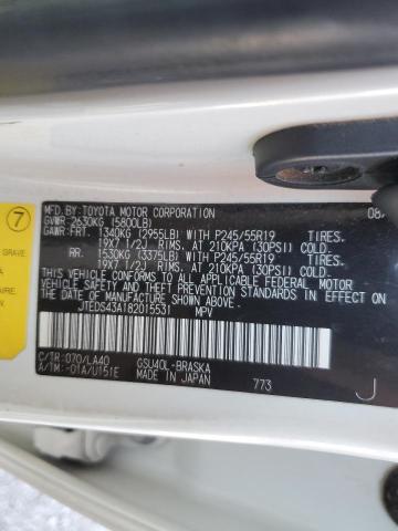 Photo 14 from auction – 2008 TOYOTA HIGHLANDER with VIN JTEDS43A182015531