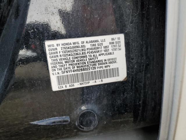 Photo 14 from auction – 2011 HONDA PILOT TOUR with VIN 5FNYF4H92BB022128
