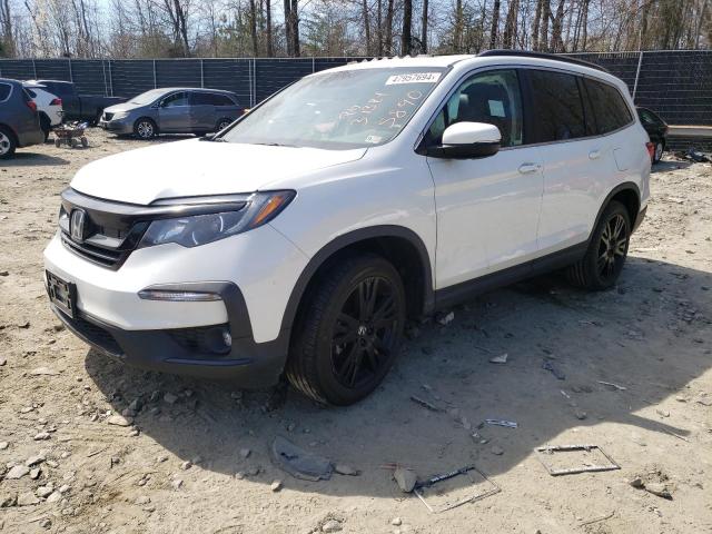 Photo 1 from auction – 2021 HONDA PILOT SE with VIN 5FNYF6H22MB095890