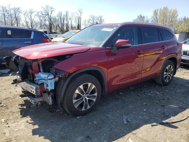 TOYOTA HIGHLANDER 2021 with VIN 5TDGZRBH0MS542830 - Photo from auction