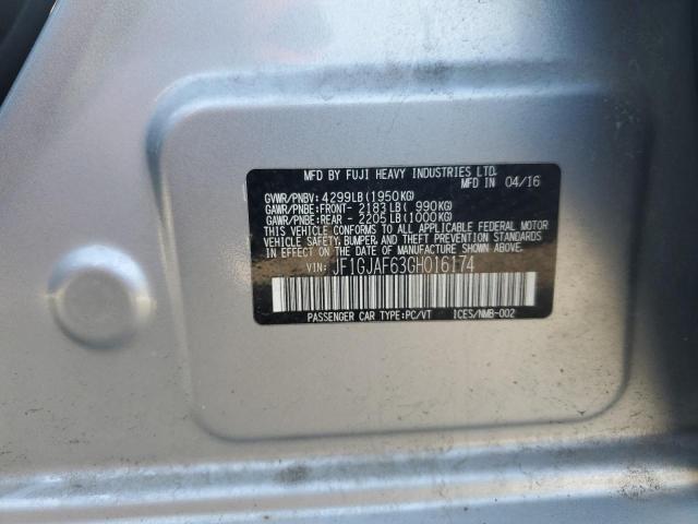 Foto 12 de la subasta – 2016 SUBARU IMPREZA PR con VIN JF1GJAF63GH016174