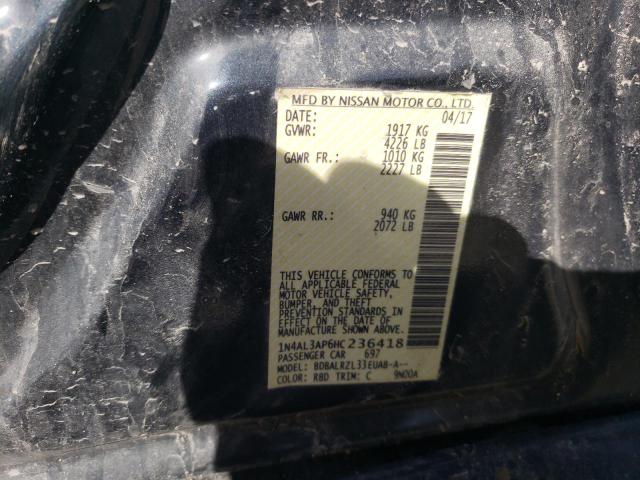 Photo 12 from auction – 2017 NISSAN ALTIMA 2.5 with VIN 1N4AL3AP6HC236418