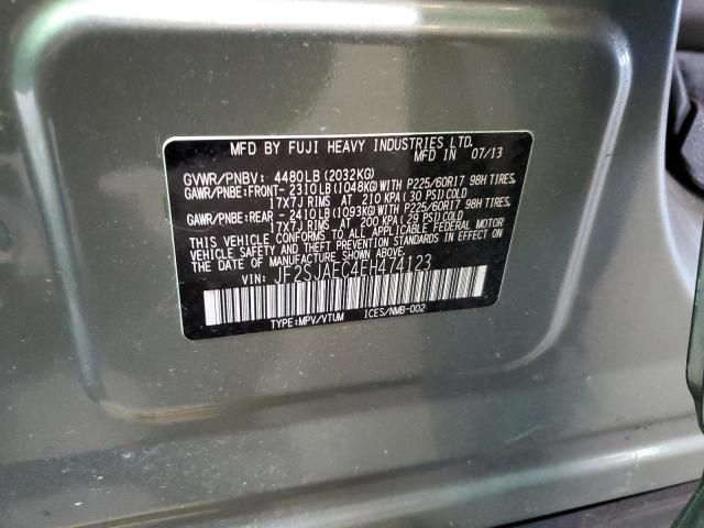 Photo 13 from auction – 2014 SUBARU FORESTER 2 with VIN JF2SJAEC4EH474123