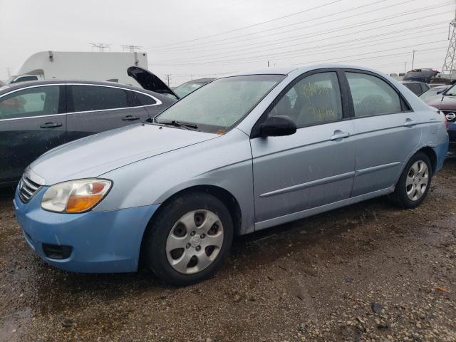 KIA SPECTRA EX 2008 with VIN KNAFE121385533186 - Photo from auction