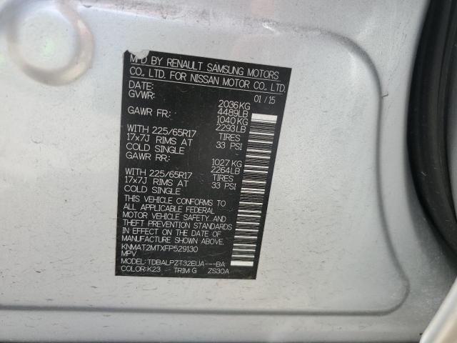 Photo 12 from auction – 2015 NISSAN ROGUE S with VIN KNMAT2MTXFP529130