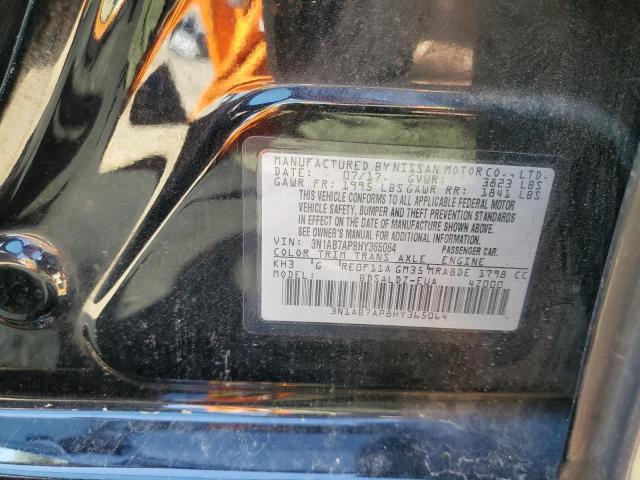 Photo 12 from auction – 2017 NISSAN SENTRA S with VIN 3N1AB7AP8HY365064