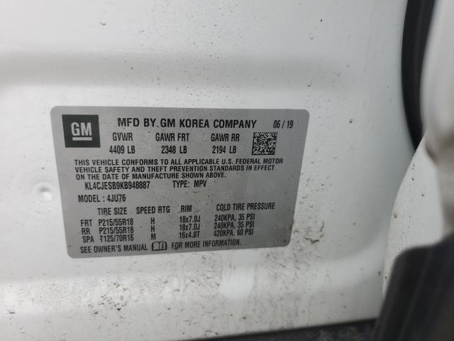 Photo 14 from auction – 2019 BUICK ENCORE PRE with VIN KL4CJESB9KB948887