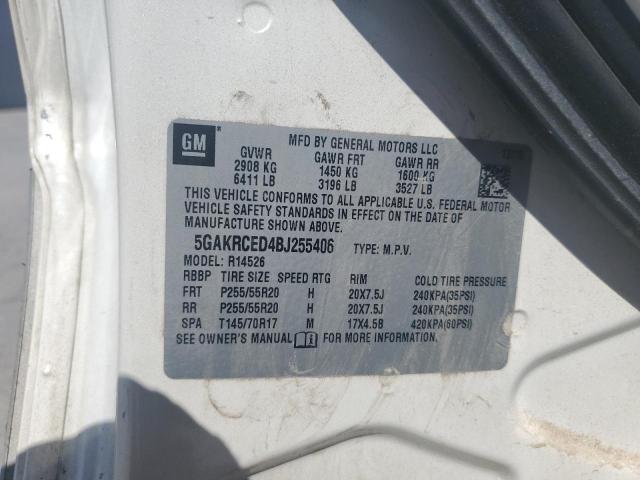 Photo 13 from auction – 2011 BUICK ENCLAVE CX with VIN 5GAKRCED4BJ255406
