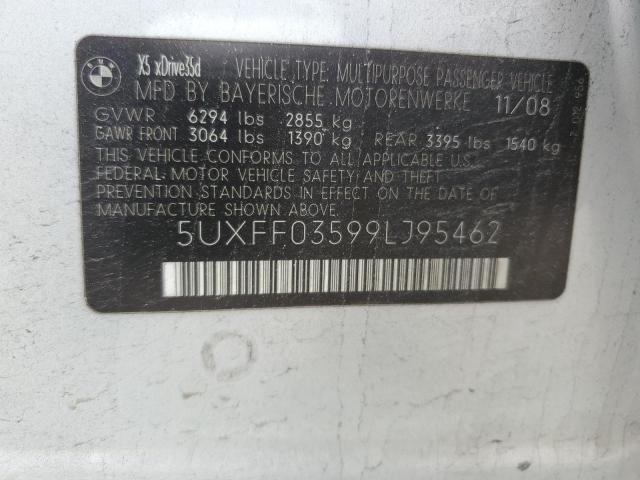 Photo 14 from auction – 2009 BMW X5 XDRIVE3 with VIN 5UXFF03599LJ95462