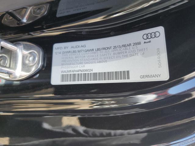 Photo 12 from auction – 2015 AUDI A5 with VIN WAUMFAFH4FN006024