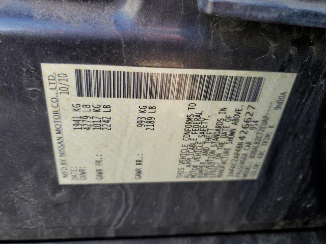 Photo 12 from auction – 2011 NISSAN ALTIMA BAS with VIN 1N4AL2AP4BN426627