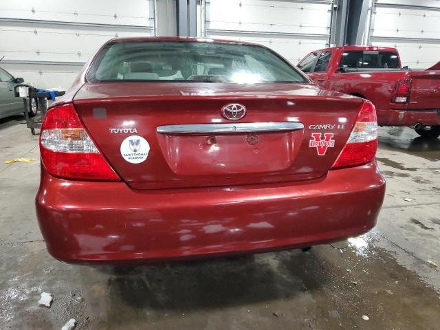 Photo 6 from auction – 2004 TOYOTA CAMRY LE with VIN 4T1BE32K64U334277