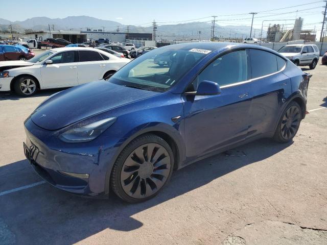 TESLA MODEL Y 2021 with VIN 5YJYGDEFXMF305239 - Photo from auction