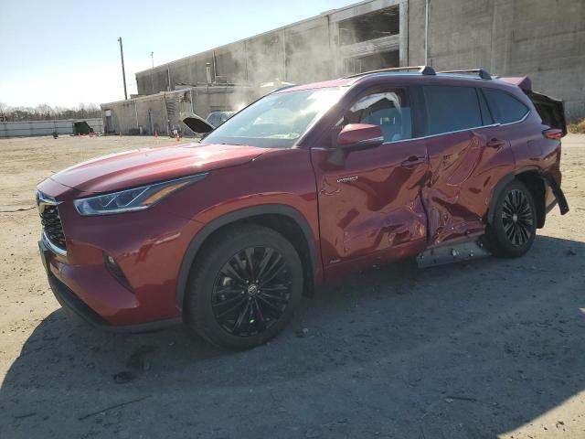 TOYOTA HIGHLANDER 2021 with VIN 5TDDBRCH6MS016465 - Photo from auction