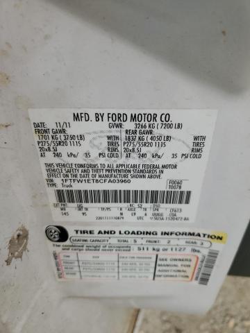 Photo 12 from auction – 2012 FORD F150 SUPER with VIN 1FTFW1ET8CFA03960