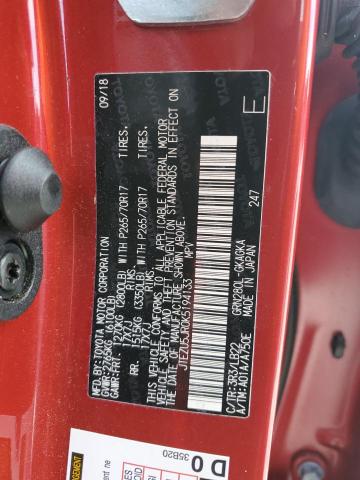 Photo 12 from auction – 2019 TOYOTA 4RUNNER SR with VIN JTEZU5JR0K5194133