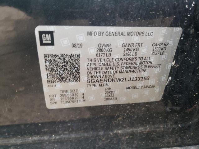 Photo 12 from auction – 2020 BUICK ENCLAVE AV with VIN 5GAERDKW2LJ133153