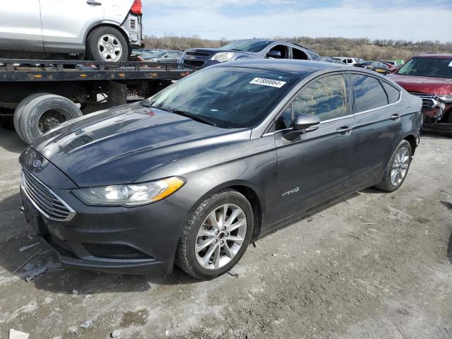 FORD FUSION SE 2017 with VIN 3FA6P0LU8HR265741 - Photo from auction
