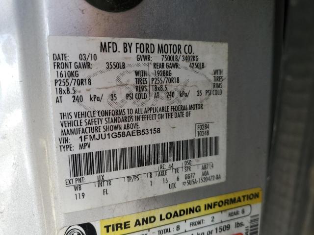 Photo 13 from auction – 2010 FORD EXPEDITION with VIN 1FMJU1G58AEB53158