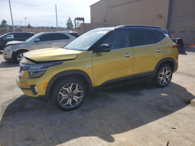 KIA SELTOS SX 2021 with VIN KNDETCA25M7113583 - Photo from auction