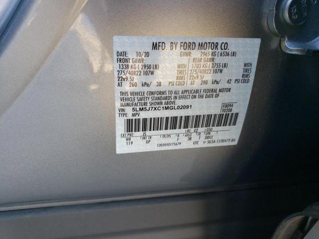 Photo 14 from auction – 2021 LINCOLN AVIATOR RE with VIN 5LM5J7XC1MGL02091