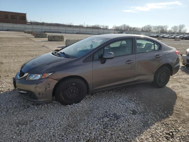 HONDA CIVIC LX 2013 with VIN 19XFB2F57DE095284 - Photo from auction