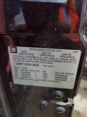Photo 14 from auction – 2008 CHEVROLET TRAILBLAZE with VIN 1GNDT13S882136539