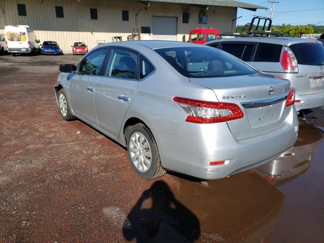 Photo 2 from auction – 2015 NISSAN SENTRA S with VIN 3N1AB7AP3FY358455