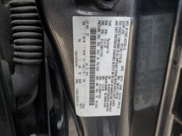 Photo 12 from auction – 2017 FORD FOCUS SEL with VIN 1FADP3M25HL248349