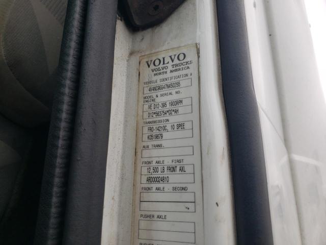 Photo 10 from auction – 2007 VOLVO VN VNL with VIN 4V4NC9GG47N450255