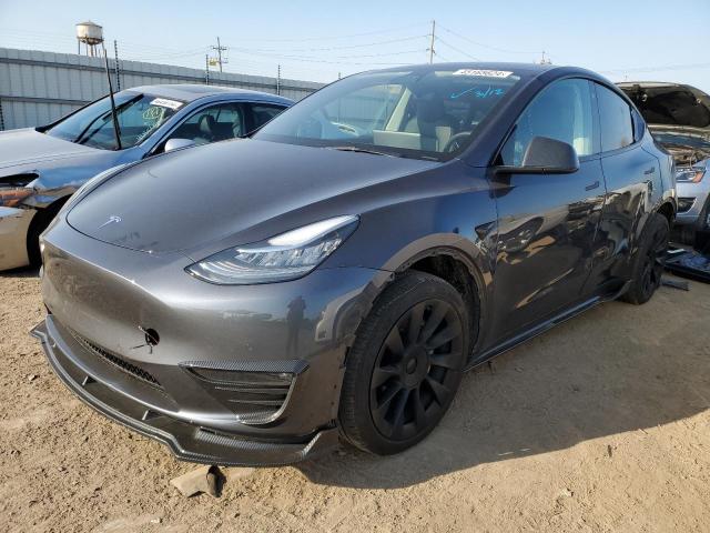TESLA MODEL Y 2021 with VIN 5YJYGDEE2MF278741 - Photo from auction