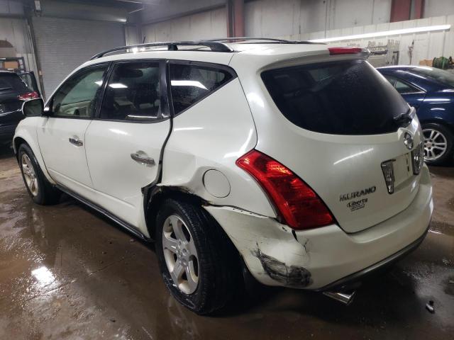 Photo 2 from auction – 2004 NISSAN MURANO SL with VIN JN8AZ08W24W308622