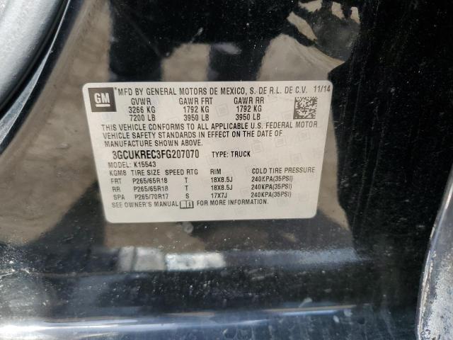 Photo 13 from auction – 2015 CHEVROLET SILVERADO with VIN 3GCUKREC3FG207070