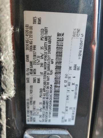 Photo 14 from auction – 2016 FORD ESCAPE SE with VIN 1FMCU0GX6GUC30354