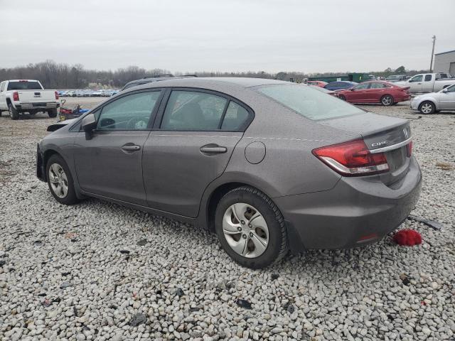 Photo 2 from auction – 2013 HONDA CIVIC LX with VIN 19XFB2F5XDE040277