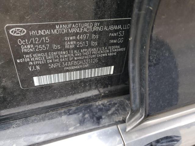 Photo 12 from auction – 2016 HYUNDAI SONATA SPO with VIN 5NPE34AF8GH321126