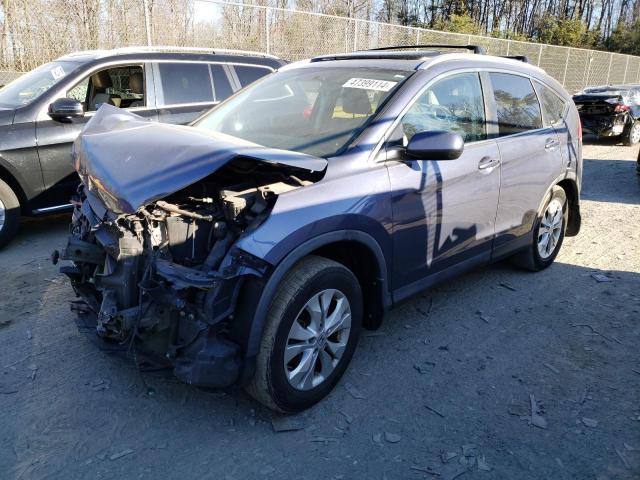 HONDA CR-V EXL 2012 with VIN 5J6RM4H72CL013429 - Photo from auction