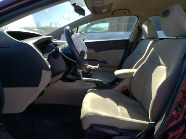Photo 7 from auction – 2013 HONDA CIVIC LX with VIN 19XFB2F52DE042637